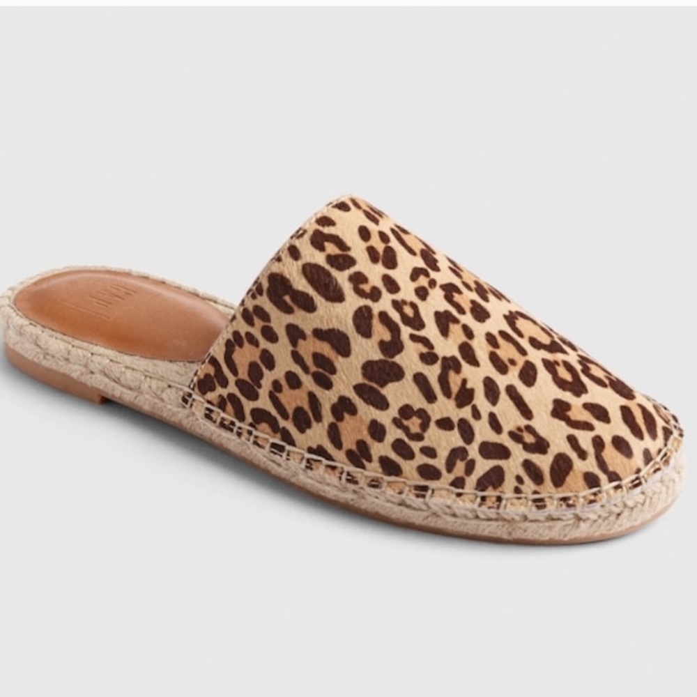 Gap Espadrille Slide-Ons leopard